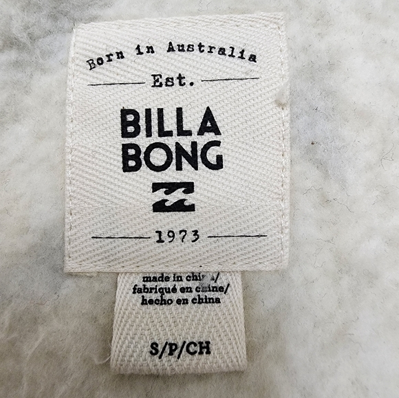 LIKE NEW! Billabong from Buckle Side By Side Zip Up Hooded Vest ~Size S~ - Picture 11 of 13